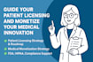 help you with patient licensing strategy and monetization consultation