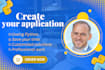 create your application with python