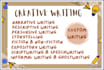 be your high quality creative writer