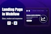 design and build a unique webflow landing page