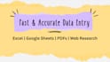 your reliable data entry pro