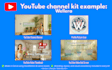 design a youtube banner, thumbnail, and end screen