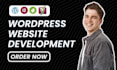 design your website as your wordpress developer