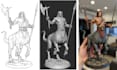 convert 2d  image to 3d printable model, sketch to 3d model, stl file for print