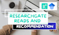 increase your readers and recommendations in researchgate