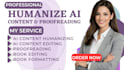 humanize edit ai content, proofread romance novel editor rewrite chatgpt content