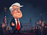 create a political cartoon or illustration