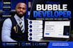 build bubble io web app, bubble website and mobile app mvp