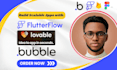 build custom restaurant fashion loveable ai flutterflow bubble app development