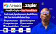 build airtable CRM with zapier automation, paystack, calendly, and google sheets