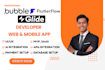 flutterflow app bubble io developer bubble developer glide flutterflow developer