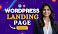 design responsive landing page using elementor page builder