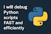 quickly write or debug python programs and scripts