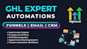setup gohighlevel funnels automation and email drip system