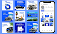 design social media posts, stories, canva template and reels