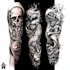 create sleeve tattoo design in geometric style