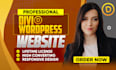 build divi wordpress website,divi website design or redesign with divi theme