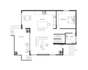 create 2d colored floor plan from sketch or autocad