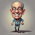 make full body big head cartoon caricature