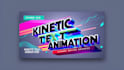 custom kinetic typography animated video