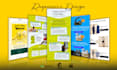 design editable, responsive HTML email newsletter