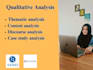 do coding and thematic qualitative analysis