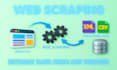 web scraping and data mining