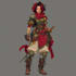 make a dnd character design and fantasy character art