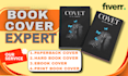 amazon KDP cover, paperback cover, ebook cover, book cover design, formatting