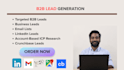 be b2b lead generation linkedin and email prospect list