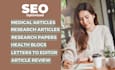 write an amazing SEO optimized blog post or article