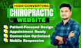 design premium chiropractic website with appointment booking and SEO