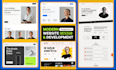 develop a responsive and modern website using reactjs