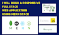 develop a full stack web application using the mern stack