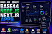 build fix deploy base44 nodejs nextjs app with docker firebase vercel aws vps
