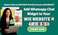 add a whatsapp fb ig click to chat button with message on your wix website