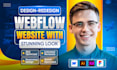 develop webflow website design, convert figma to webflow, webflow landing page