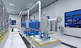 do 3d industrial boiler room, hvac, mep, boiler, chiller, water plant design