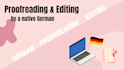 proofread and edit your german texts