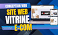 faire la conception de votre site web vitrine ou boutique en ligne
