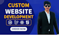 develop responsive websites using react, next js and node js