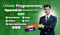 do operations research, linear programming using python, excel solver, lingo