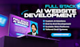 develop custom website development using django python react next js php laravel