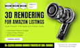 3d product rendering for amazon listing, 3d rendering amazon product images