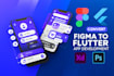 convert figma ui to responsive flutter code, figma to flutter, android, and ios