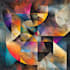 create abstract geometric digital art