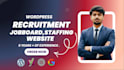 build a professional job board, recruitment agency, or staffing website