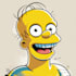 make best yellow cartoon character like simpson style