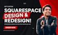 build squarespace website design, redesign squarespace website development, duda