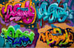 create graffiti pop art designs and murals